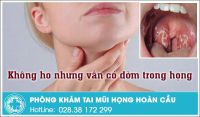 Tại sao không ho nhưng có đờm?