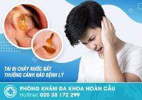 Nguyên nhân khiến tai bị chảy nước thường xuyên