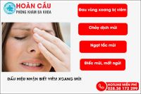 Tiết lộ cách nhận biết bệnh viêm xoang mũi cực đơn giản